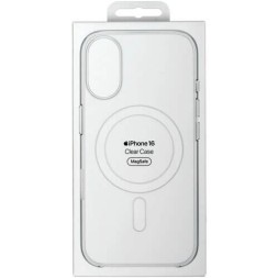 Чехол накладка для iPhone 16 Clear Case MagSafe (прозрачный)