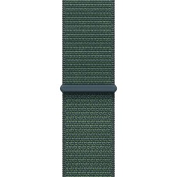 Apple Watch SE 2, 40 мм ремешок Sport Loop (сияющая звезда/зеленый)